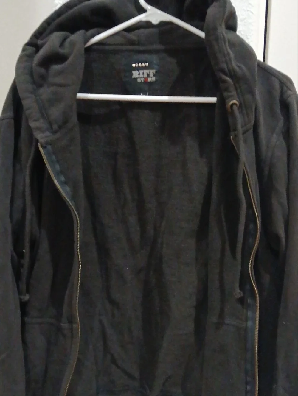 Black Hooded Rolling Stones Jacket